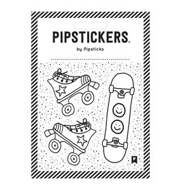 Pipsticks Color-in Skate Park Stickers