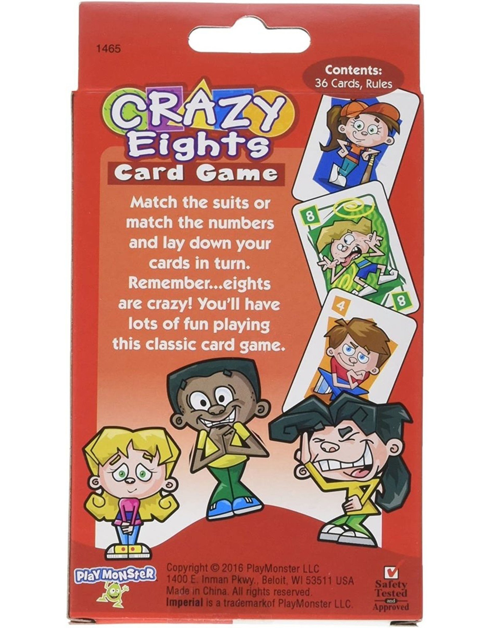 Play Monster Crazy Eights - Kids Card Game