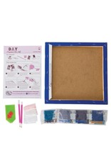 D.I.Y Crystal Art Kit Crystal Art Medium Framed Kit - The Princess and The Unicorn