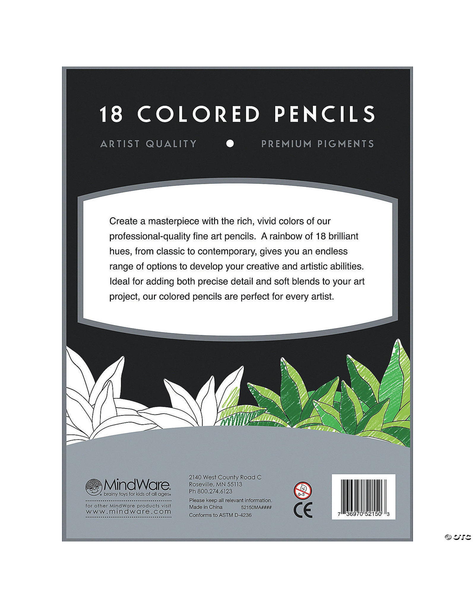 Mindware MindWare Colored Pencils 18 pc