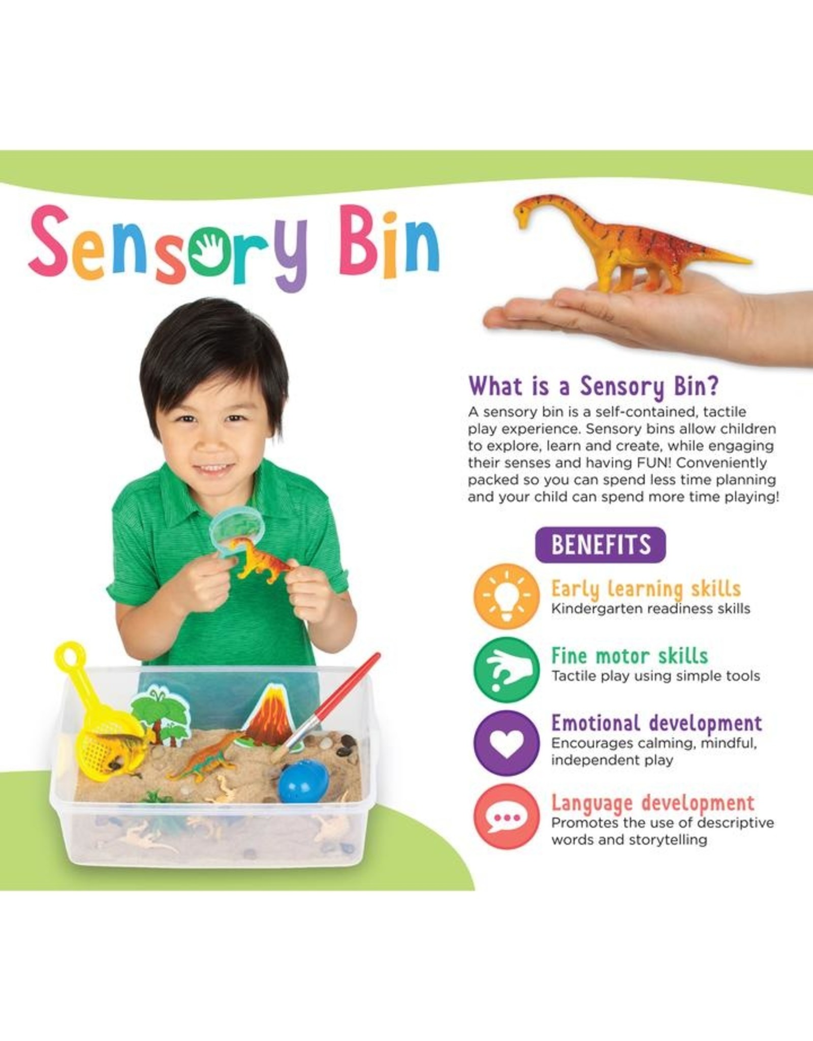 Creativity For Kids Sensory Bin Dinosaur Dig