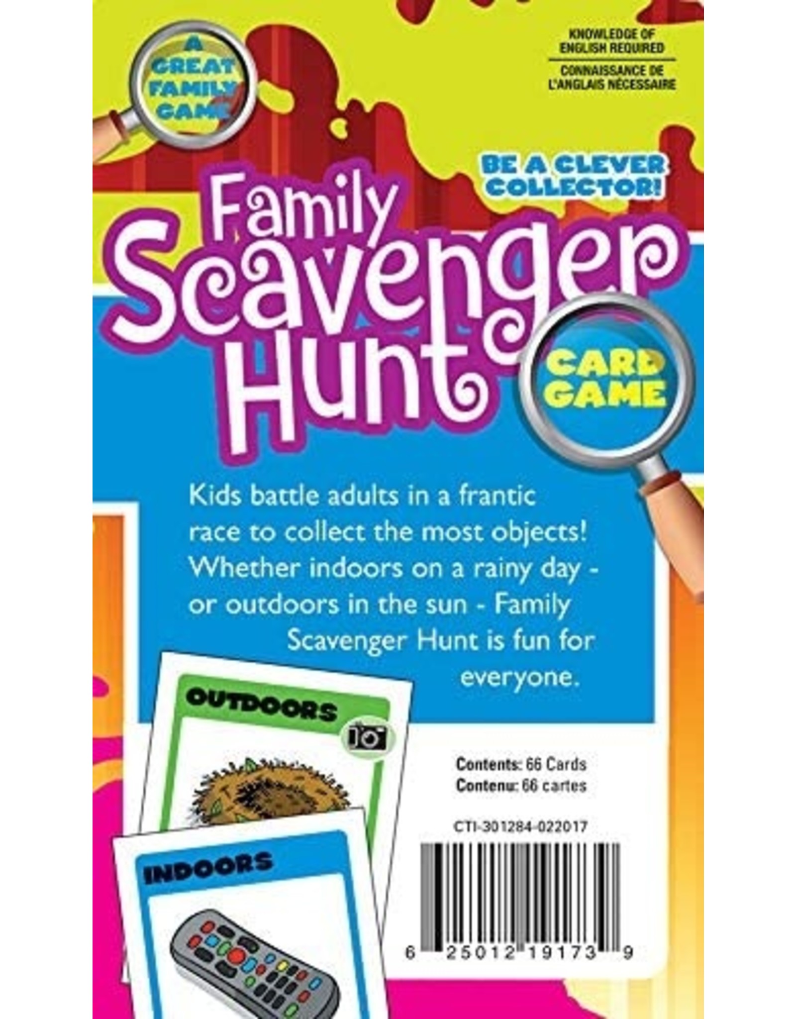 Outset Media Family Scavenger Hunt Card Game