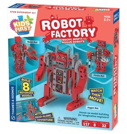 Thames & Kosmos Kids First Robot Factory: Wacky, Misfit, Rogue Robots