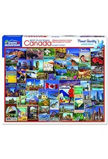 White Mountain Puzzles Best Places in Canada 1000 pc