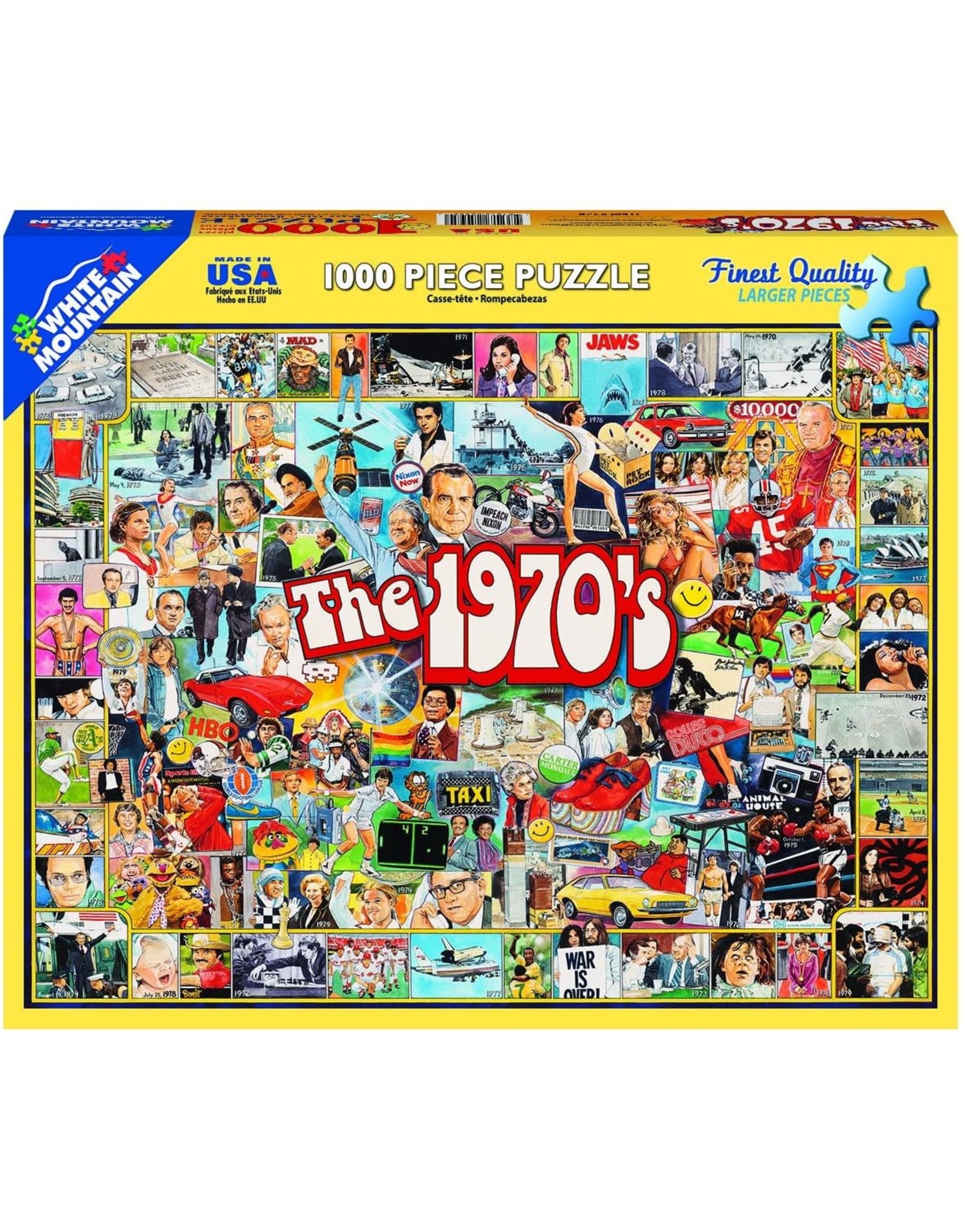 White Mountain Puzzles The Seventies 1000 pc
