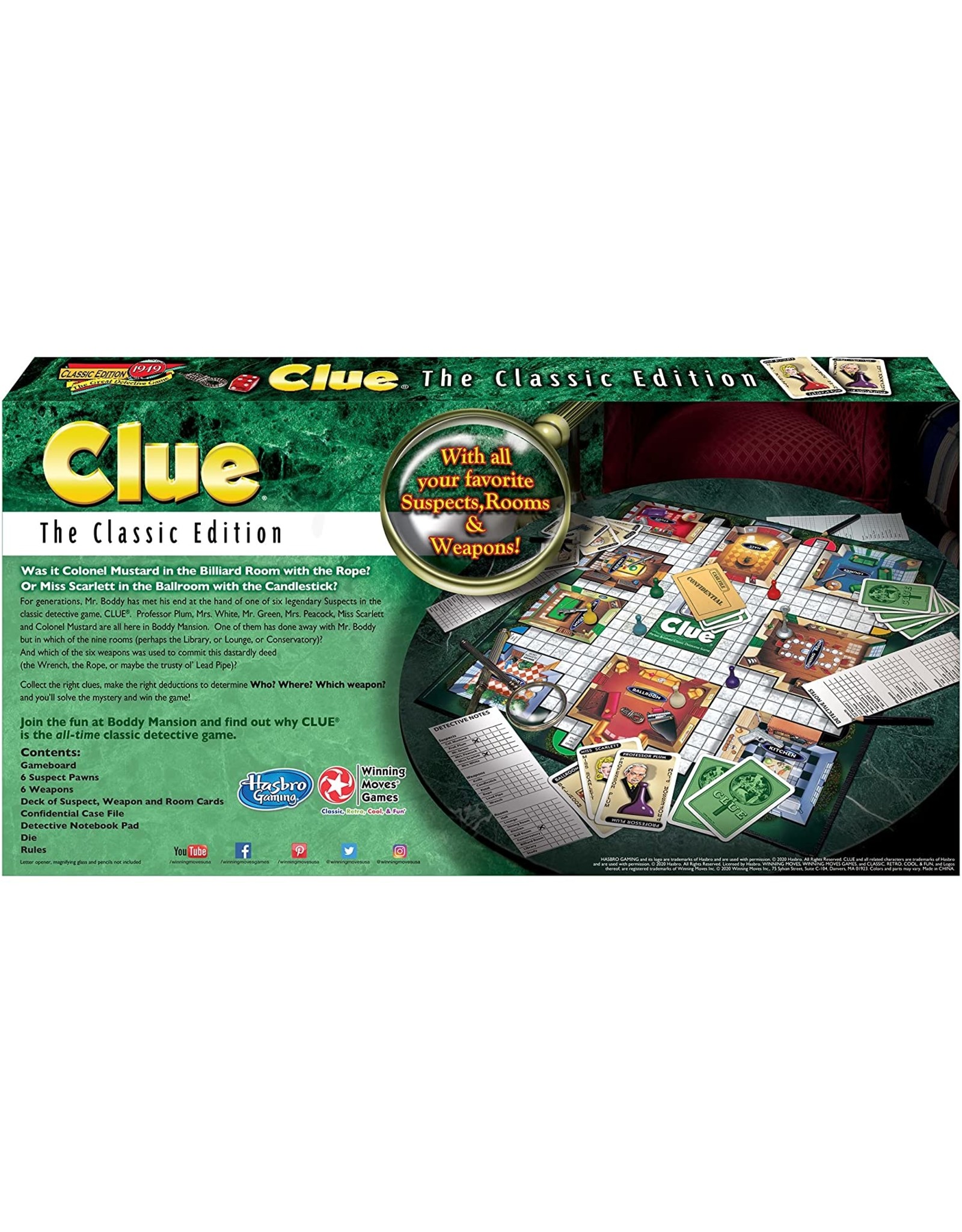 Winning Moves Clue Classic Edition