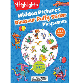 Highlights Hidden Pictures Dinosaur Puffy Sticker Playscenes