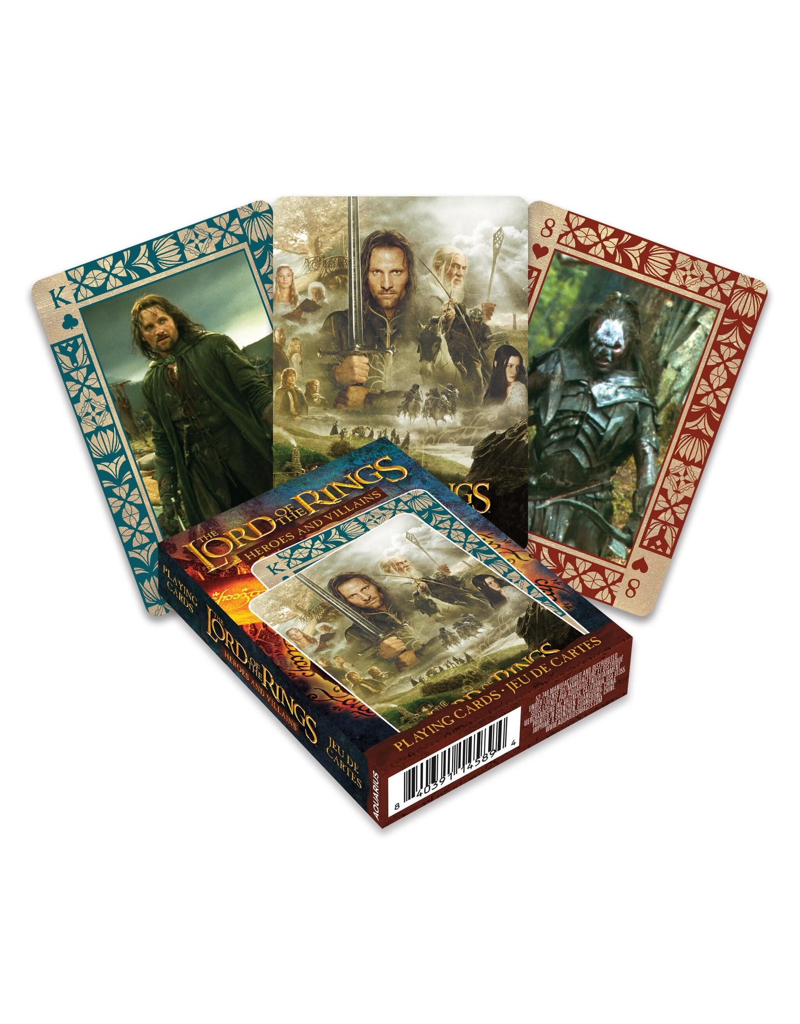 NMR Lord of the Rings - Heroes & Villains Playing Cards