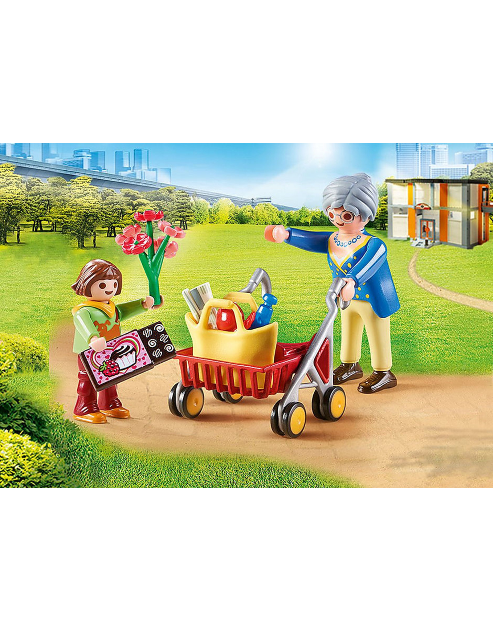 Playmobil Grandmother with Child