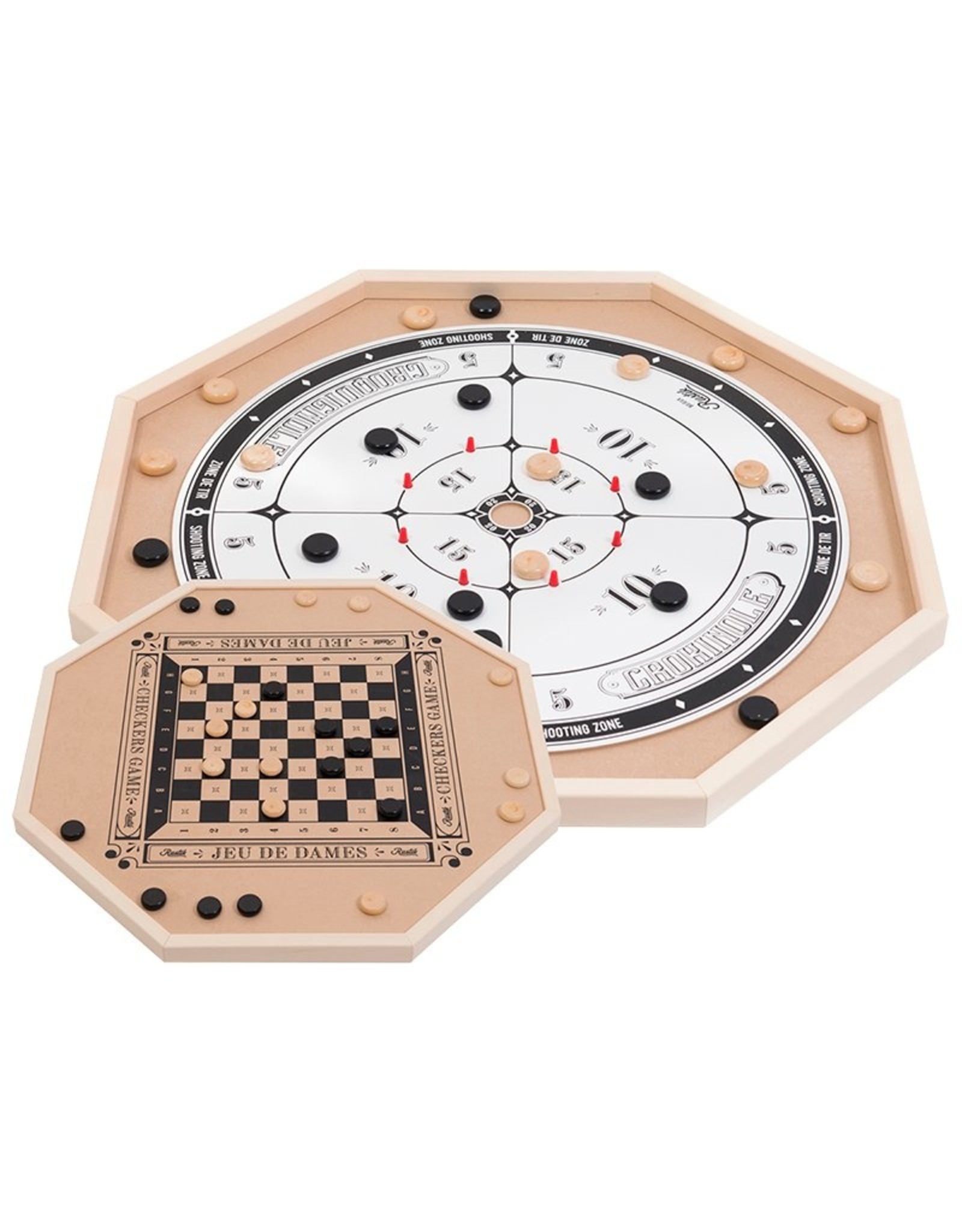 Rustik Rustik Crokinole 2 in 1 Board