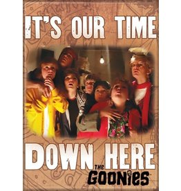 Goonies It's Our Time Down Here Flat Magnet