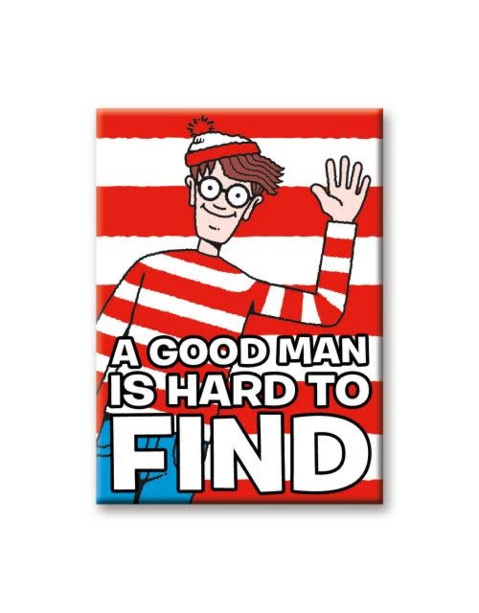 NMR Where's Waldo - A Good Man Flat Magnet