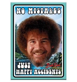 NMR Bob Ross - Happy Accidents Flat Magnet