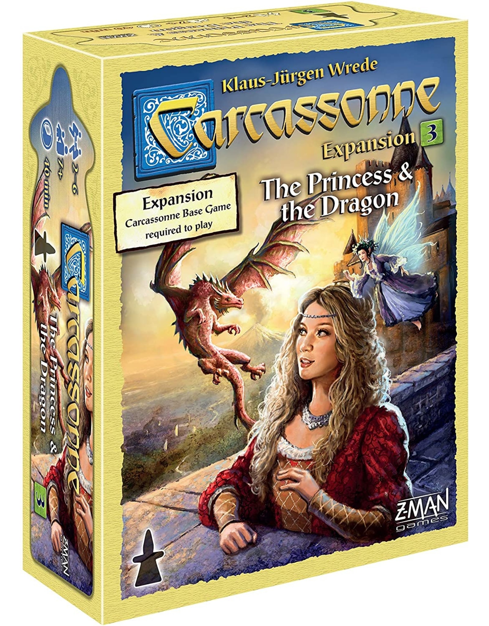 Z Man Games Carcassonne Expansion 3: Princess & the Dragon