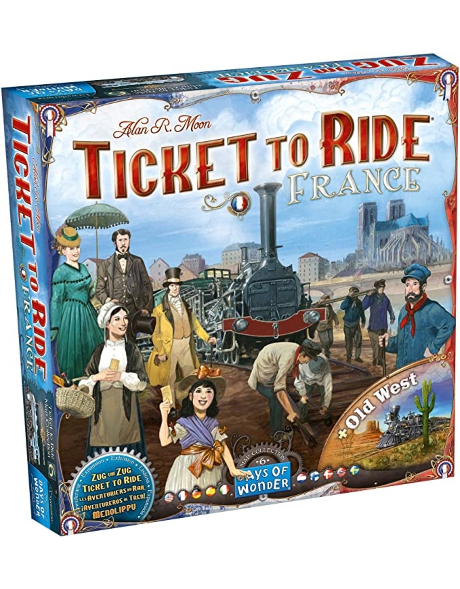Days of Wonder Ticket to Ride: Map #6 - France/Old West
