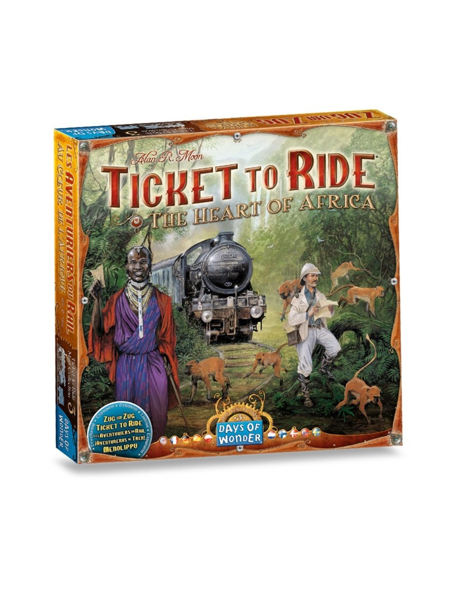 Days of Wonder Ticket to Ride: Map #3 - Africa