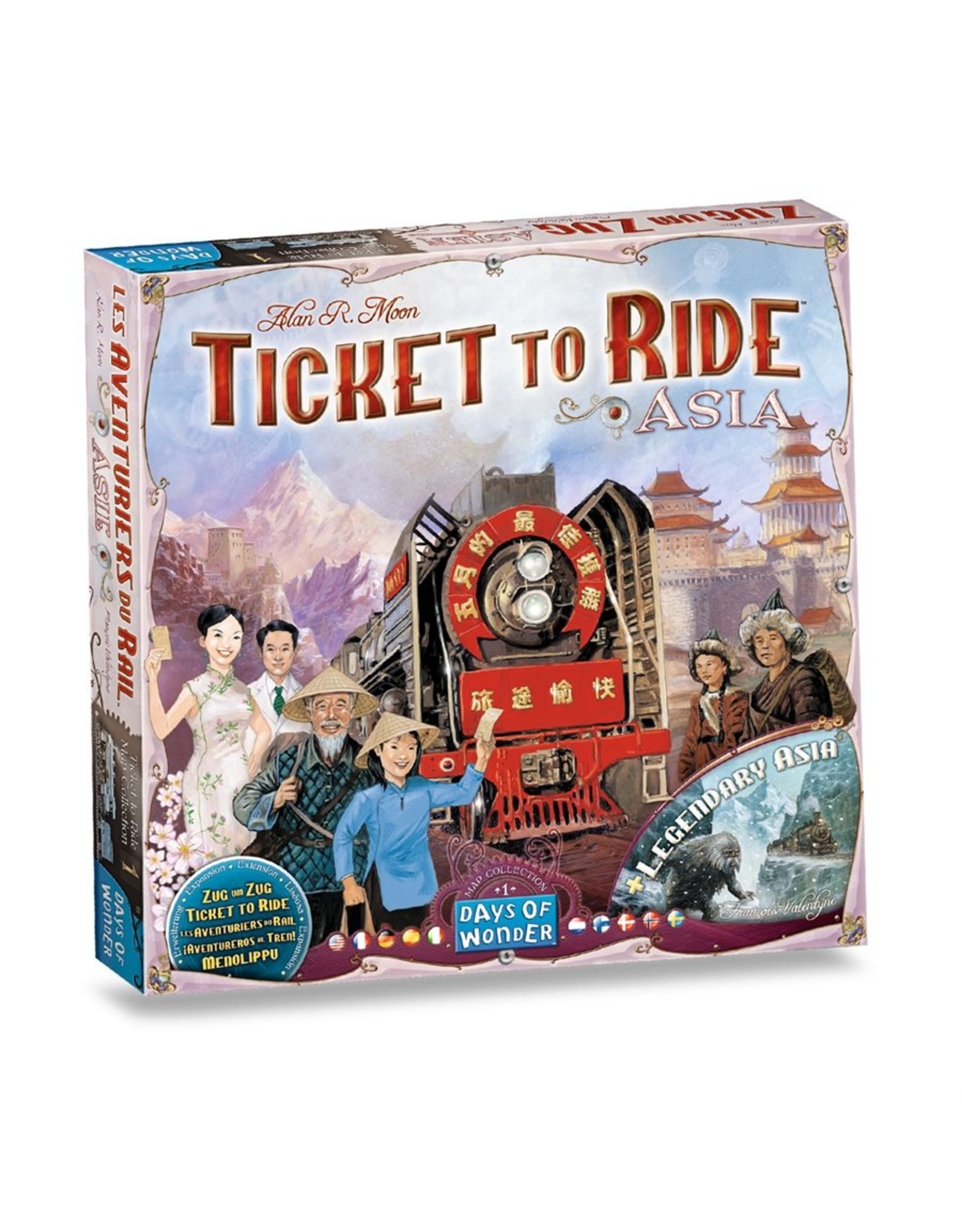 Days of Wonder Ticket to Ride: Map #1 - Asia