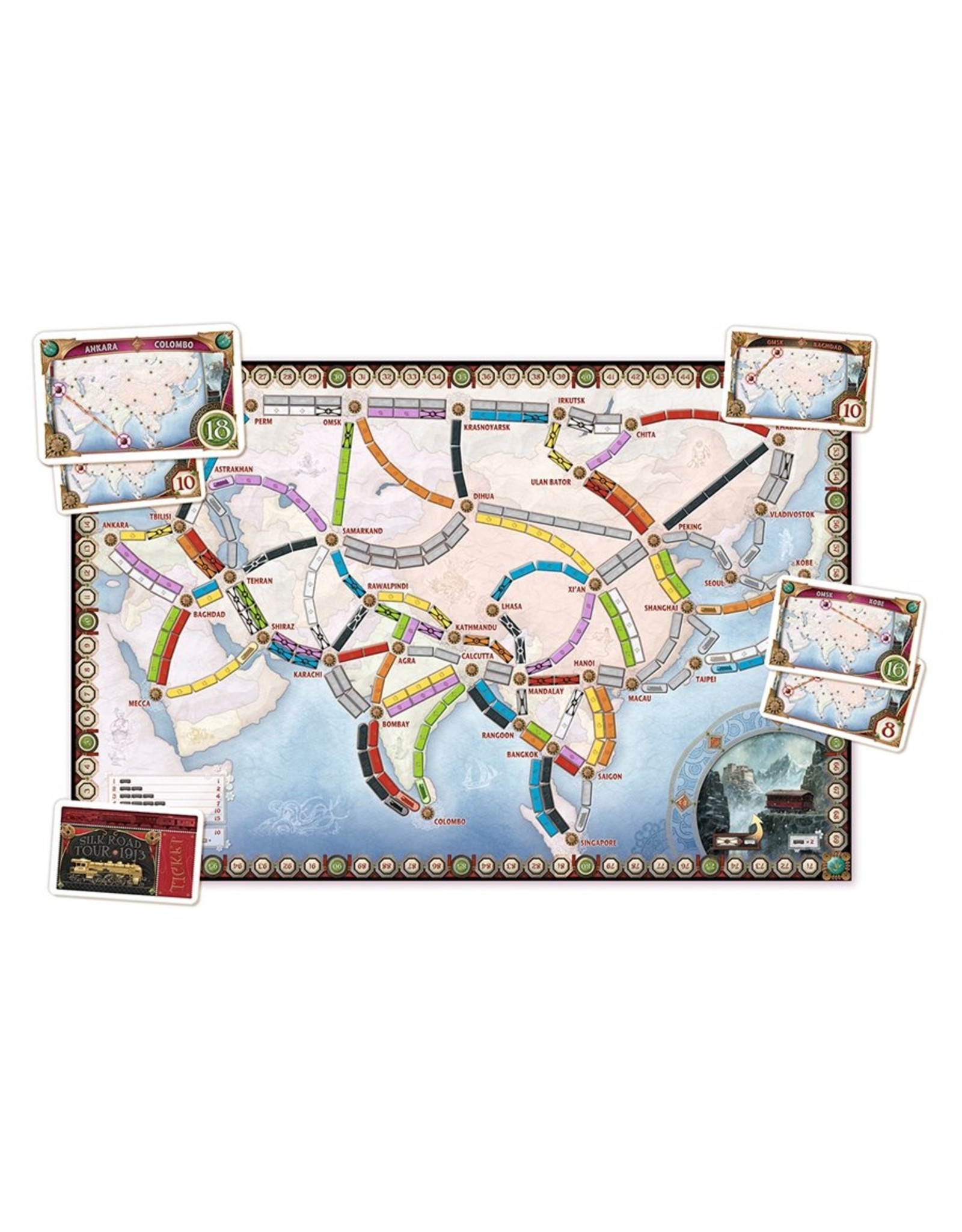 Days of Wonder Ticket to Ride: Map #1 - Asia