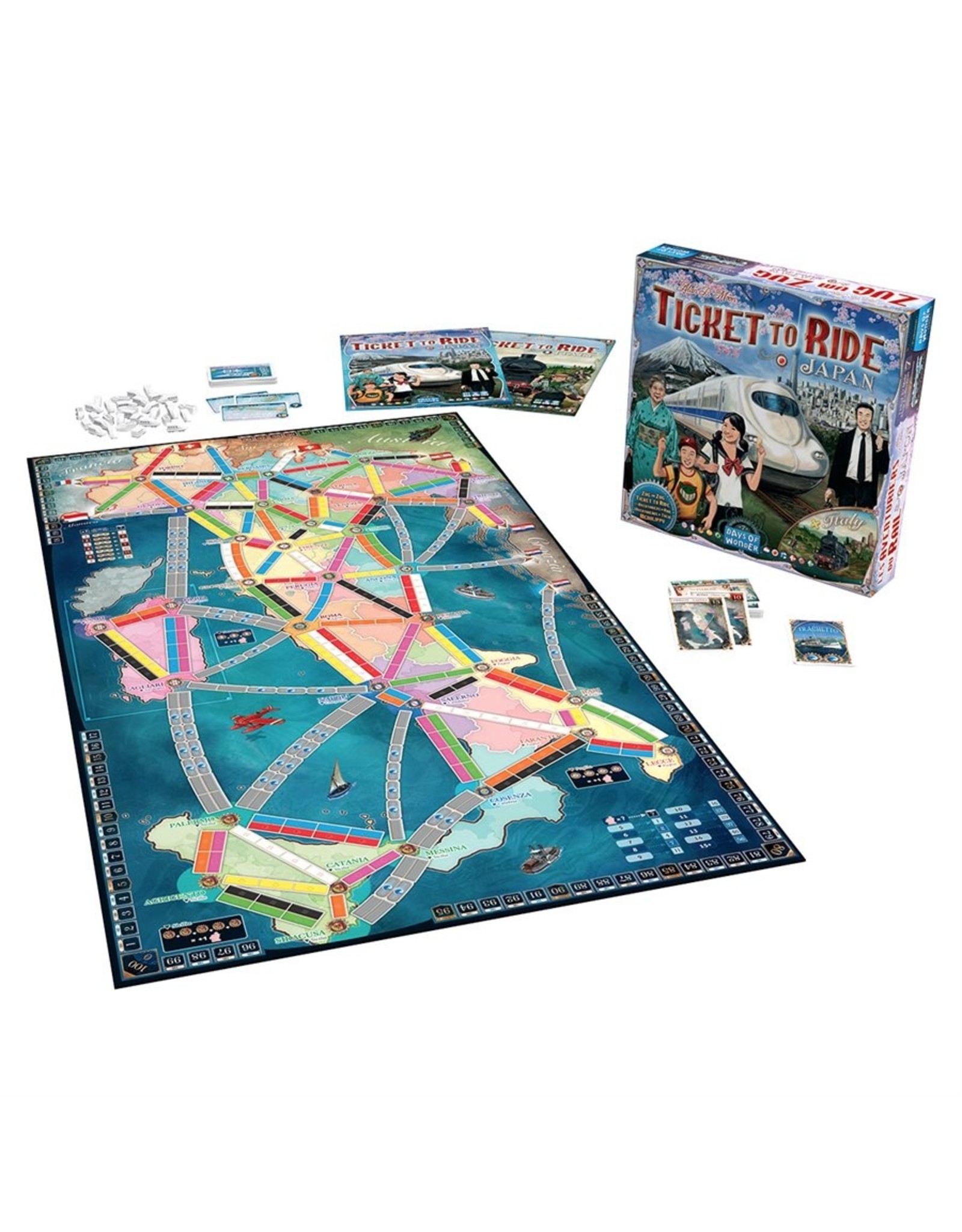 Days of Wonder Ticket to Ride: Map #7 -Japan/Italy