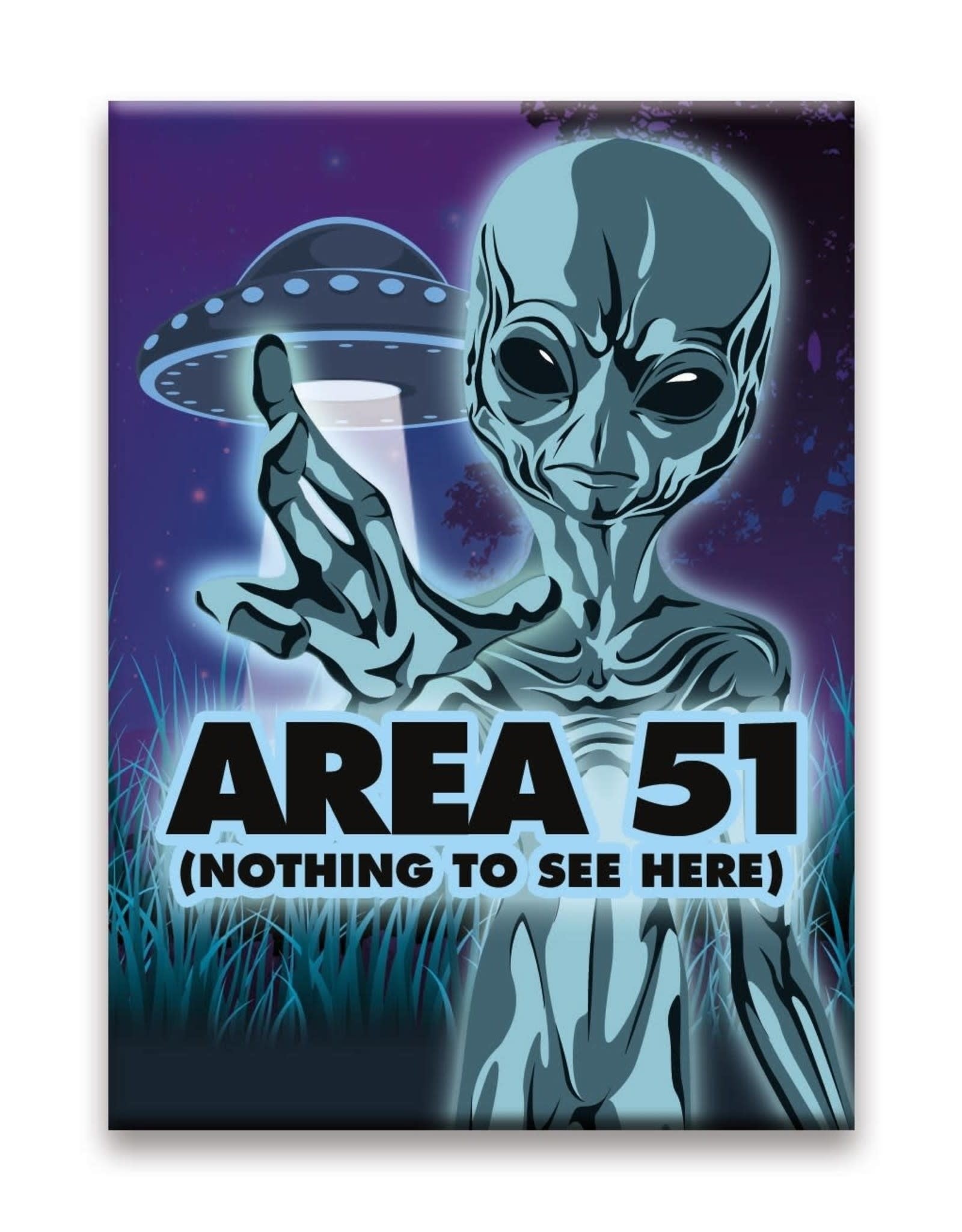 NMR Aliens - Area 51 Flat Magnet