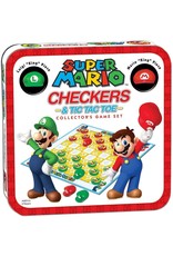 USAopoly Super Mario Checkers & Tic Tac Toe Collector's Game Set