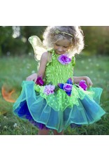 Great Pretenders Green Fairy Blooms Deluxe Dress & Wings, Size 3/4