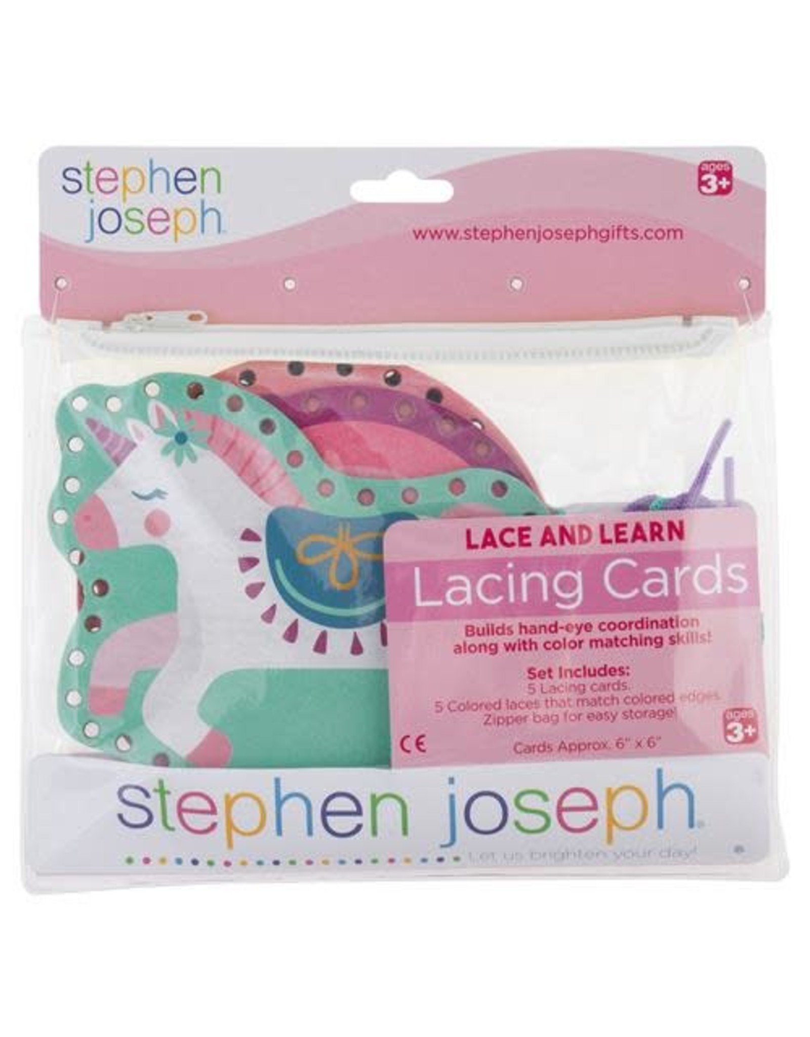 Stephen Joseph Lacing Cards - Unicorn
