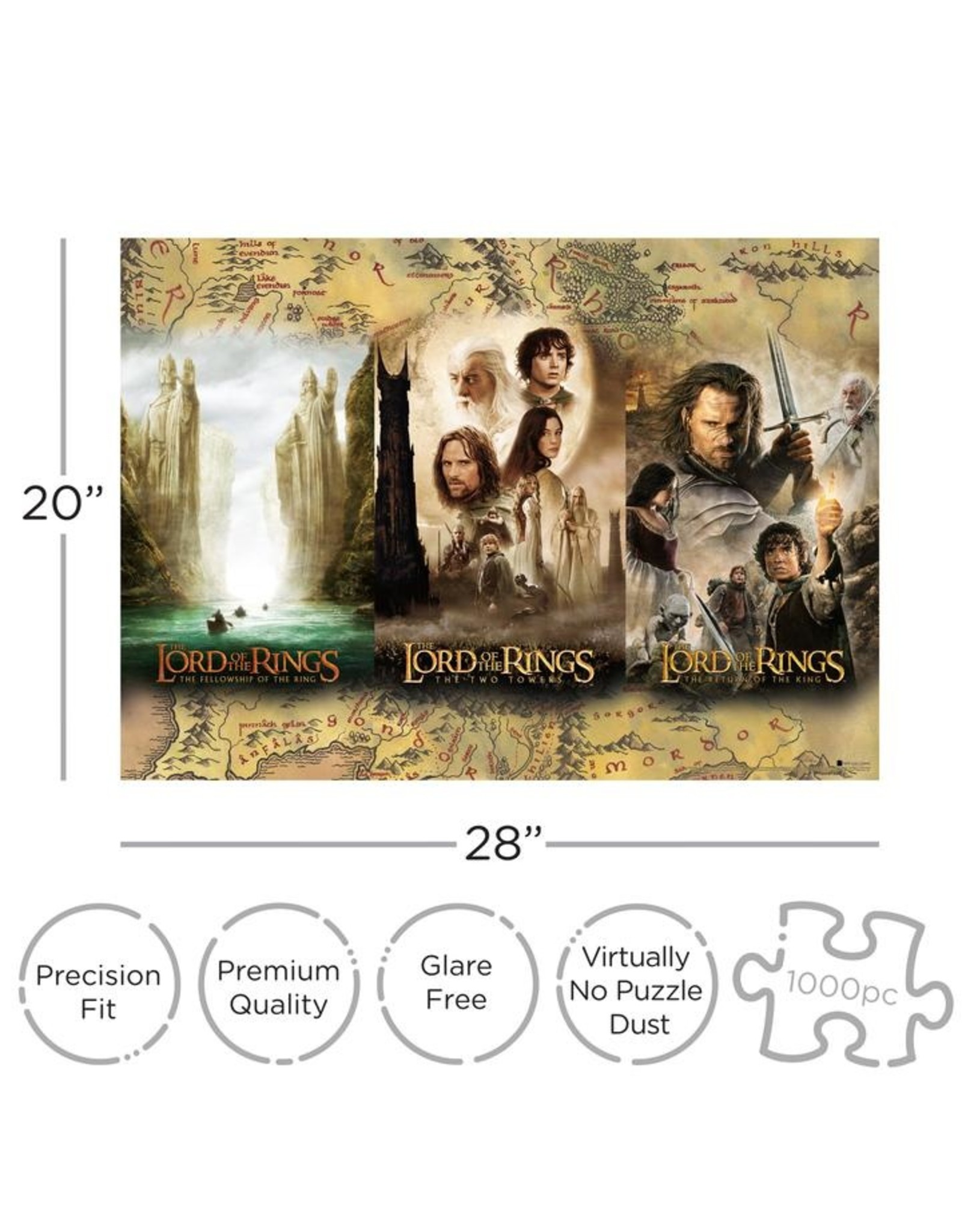 Lord of the Rings - Triptych 1000 pc