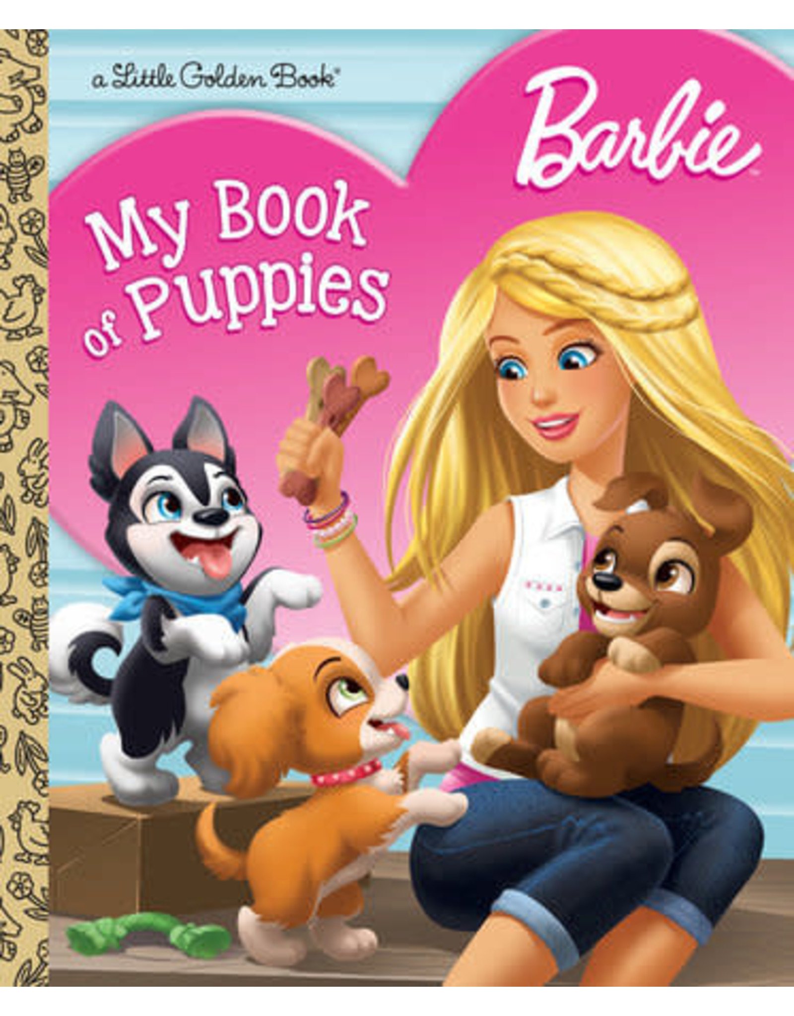 Little Golden Books Barbie: My Book of Puppies Little Golden Book