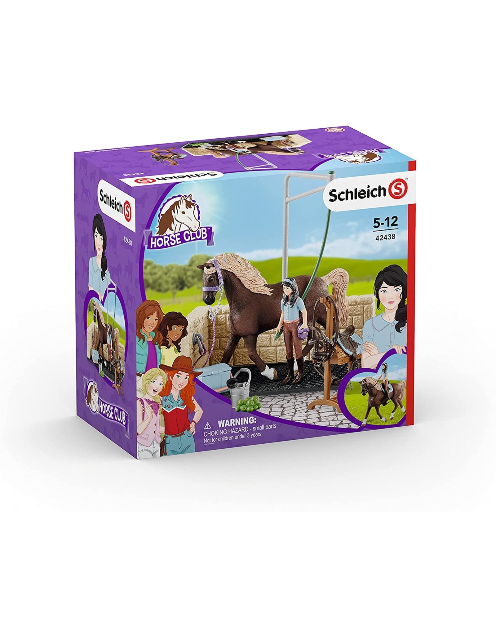 Schleich Washing Area with Horse Club Emily & Luna