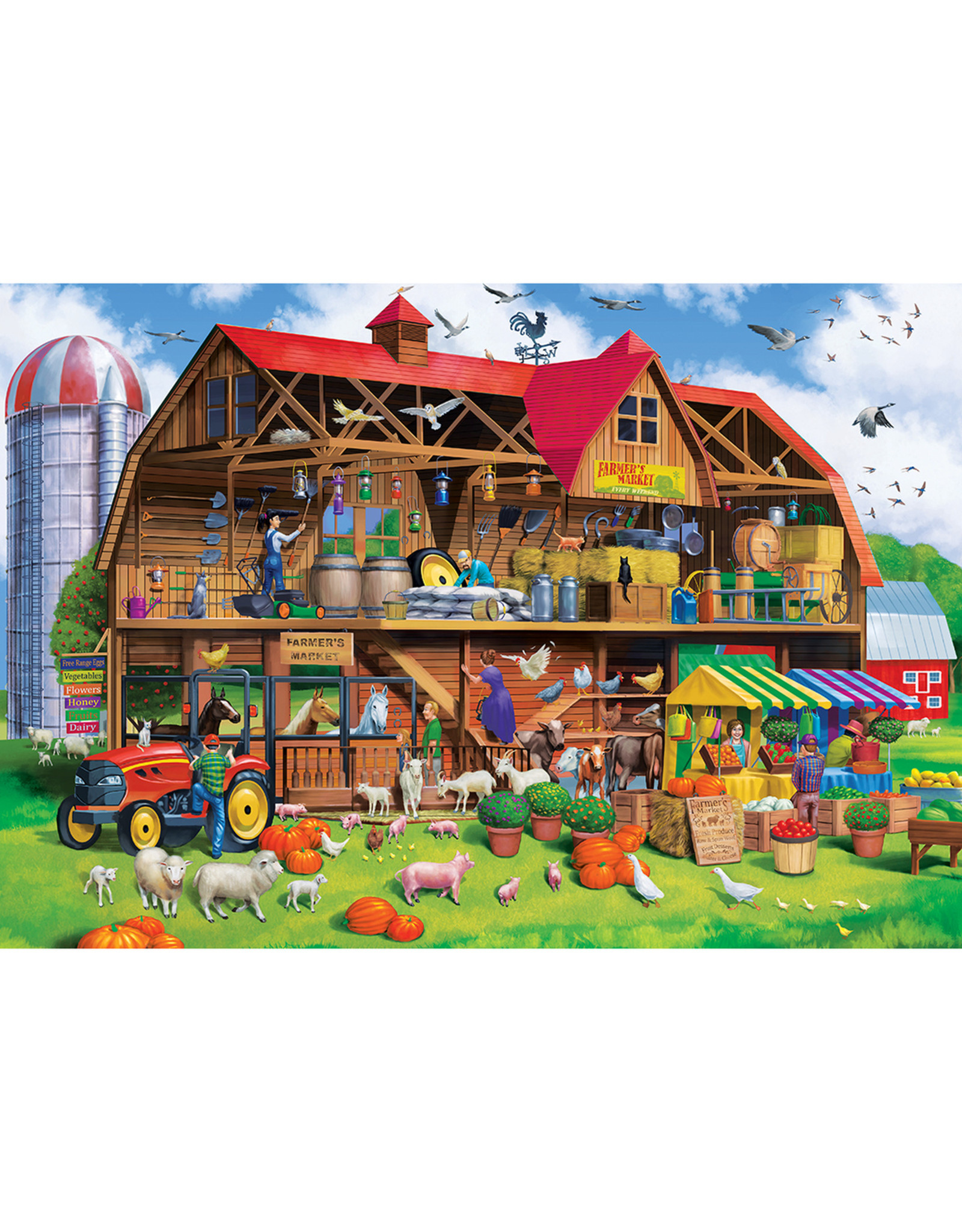 Master Pieces Cut-Aways - Family Barn 1000 pc EZGrip Puzzle