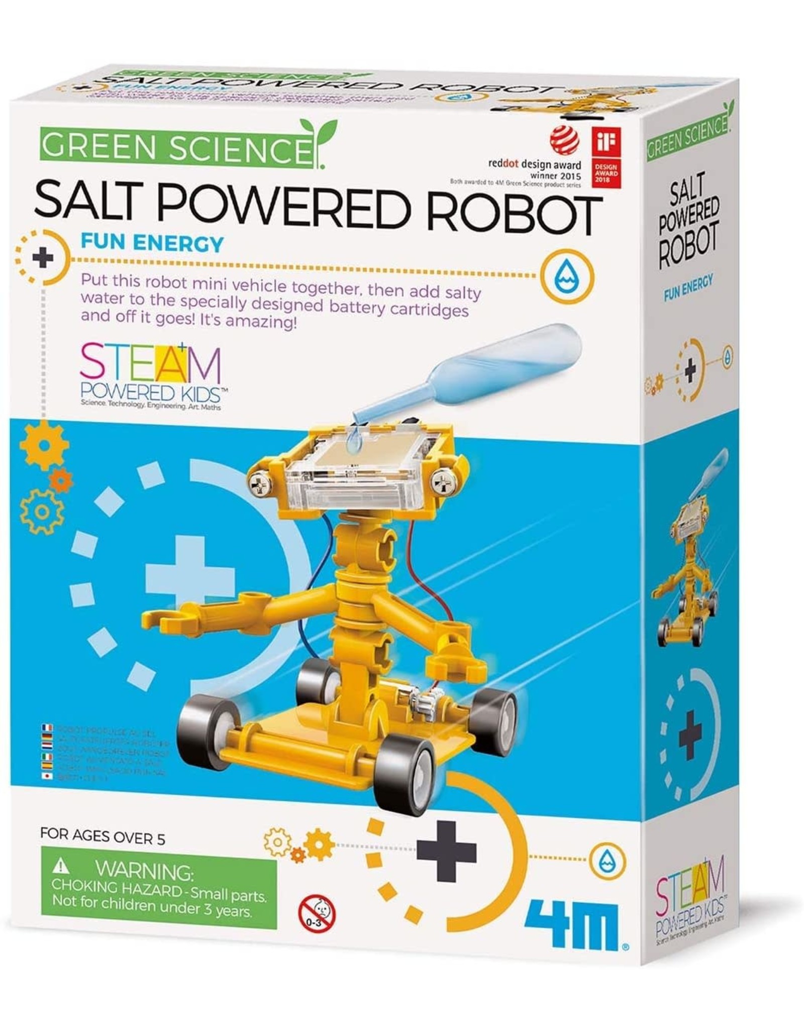 4M Salt Water Powered Robot