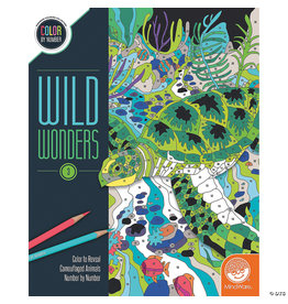 Mindware Wild Wonders Color by Number: Book 3