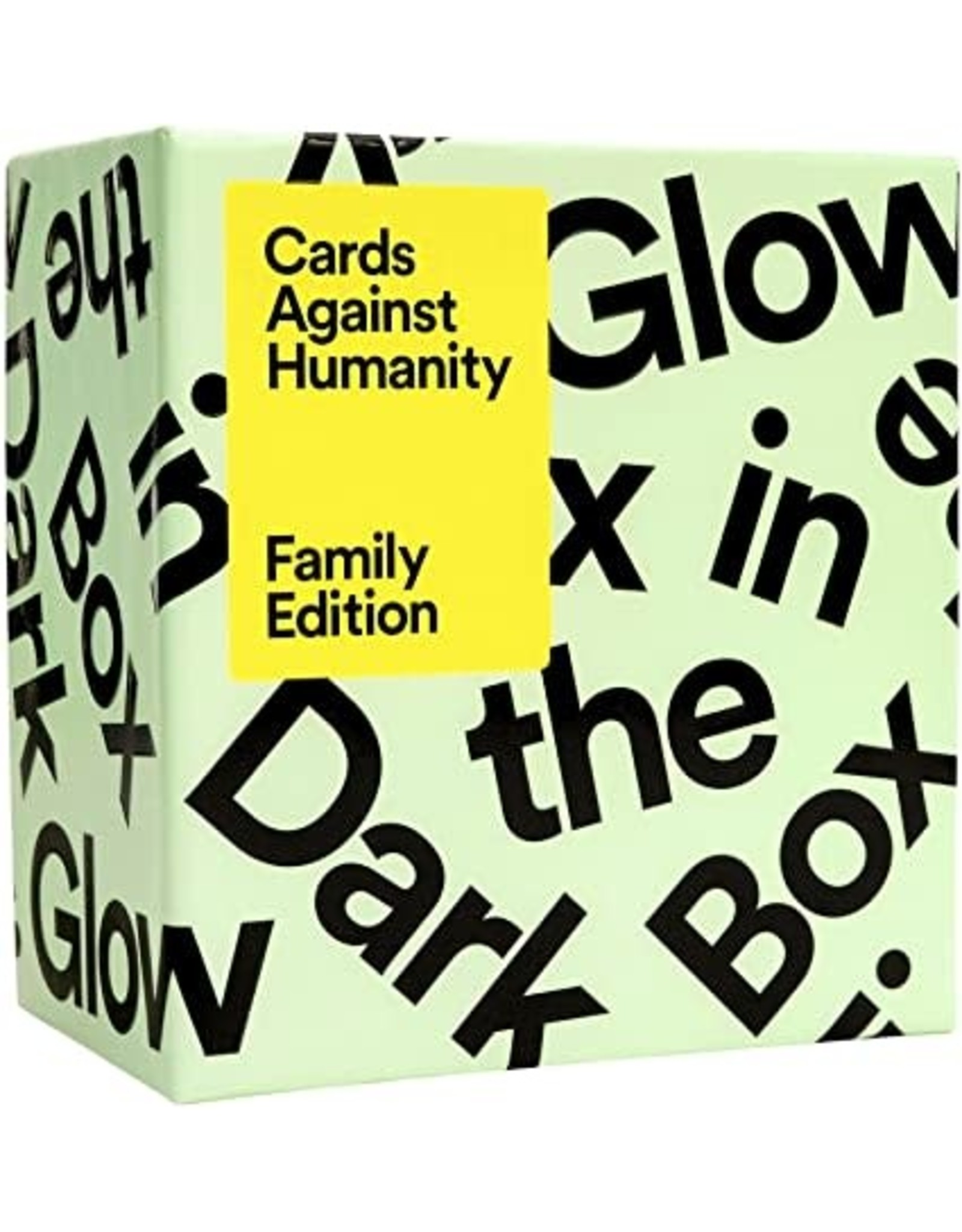 Cards Against Humanity: Family Edition Glow in the Dark Expansion Box -  Tumbleweed Toys