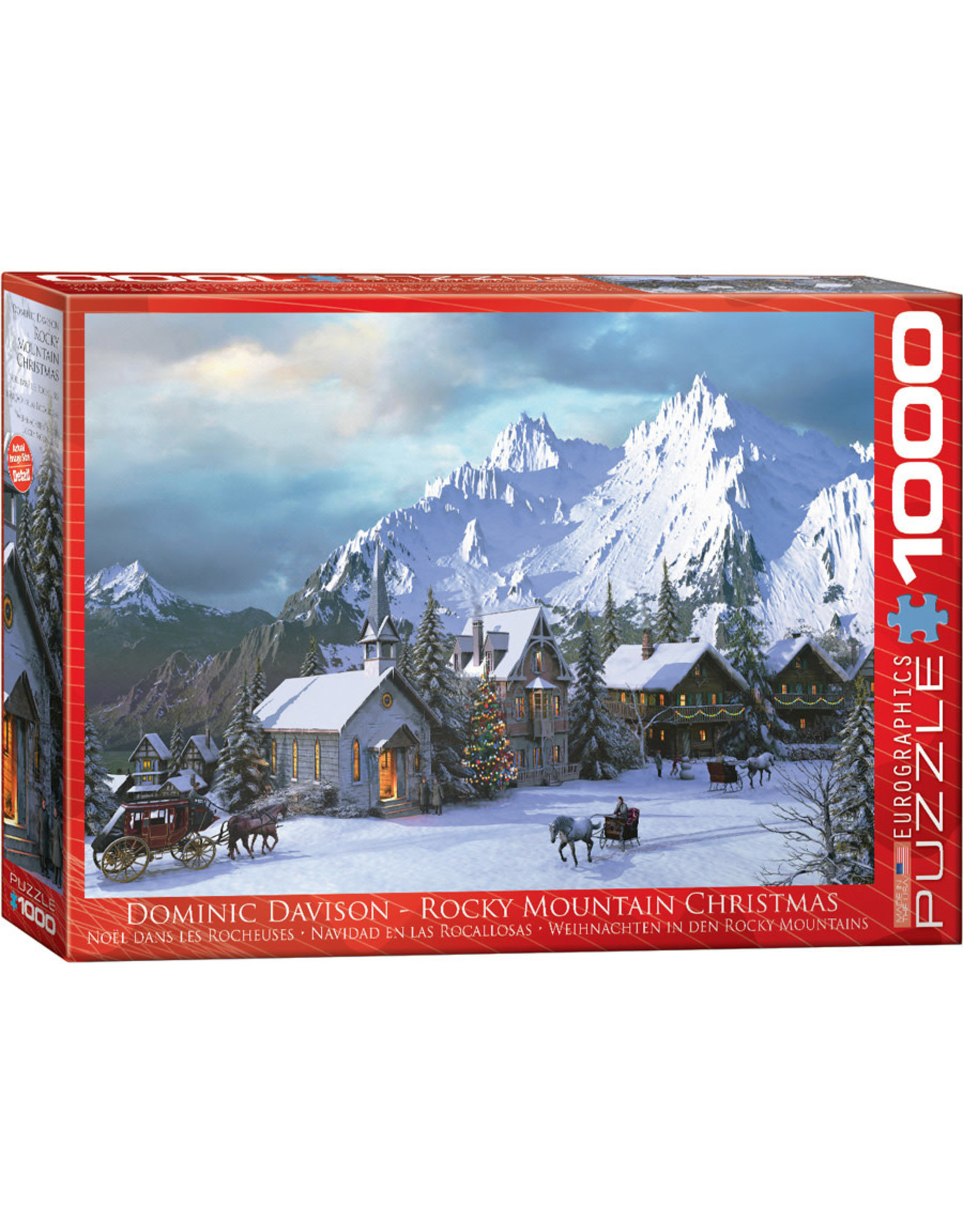Eurographics Rocky Mountain Christmas 1000pc