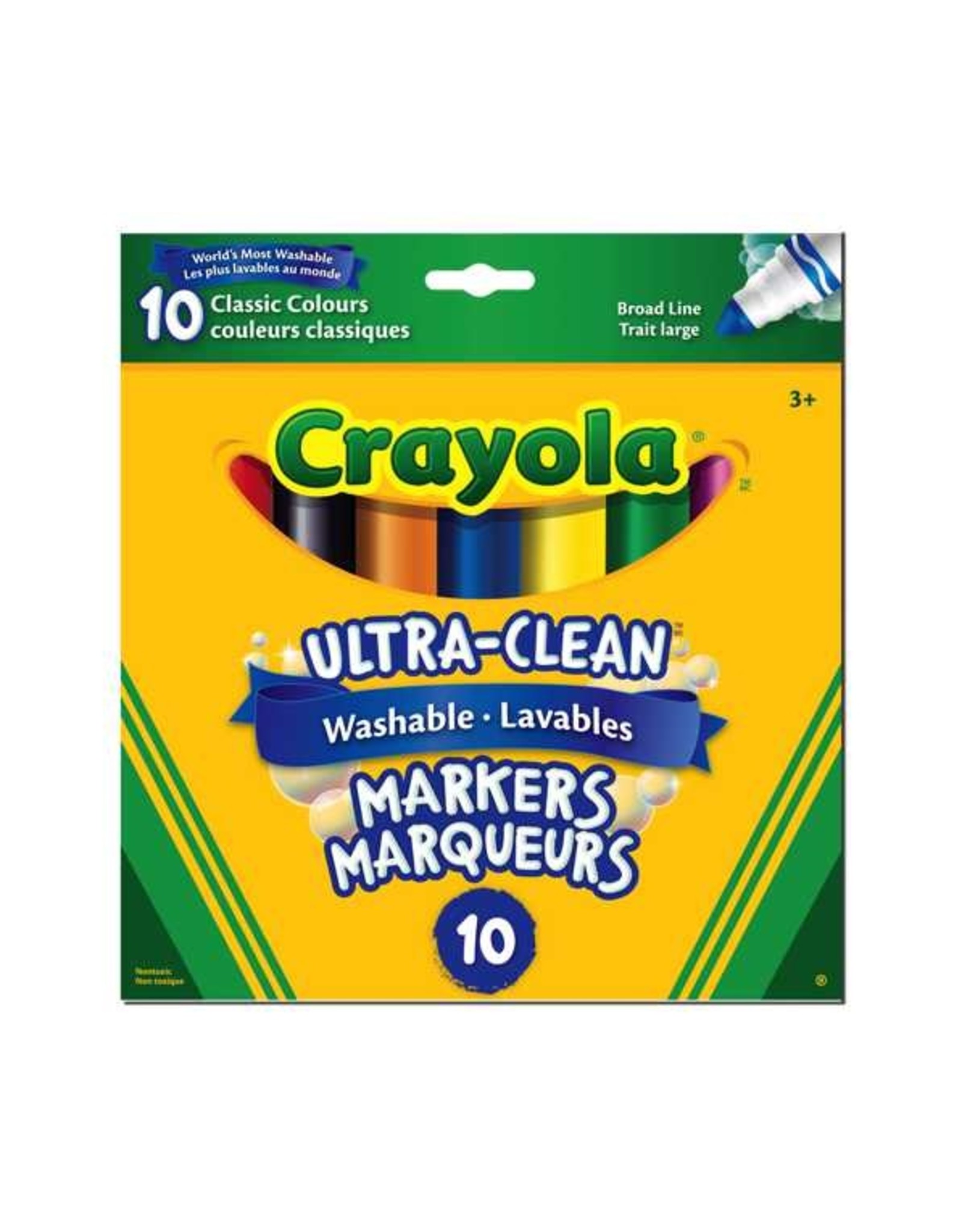 Crayola Crayola 10 Ultra Clean Markers