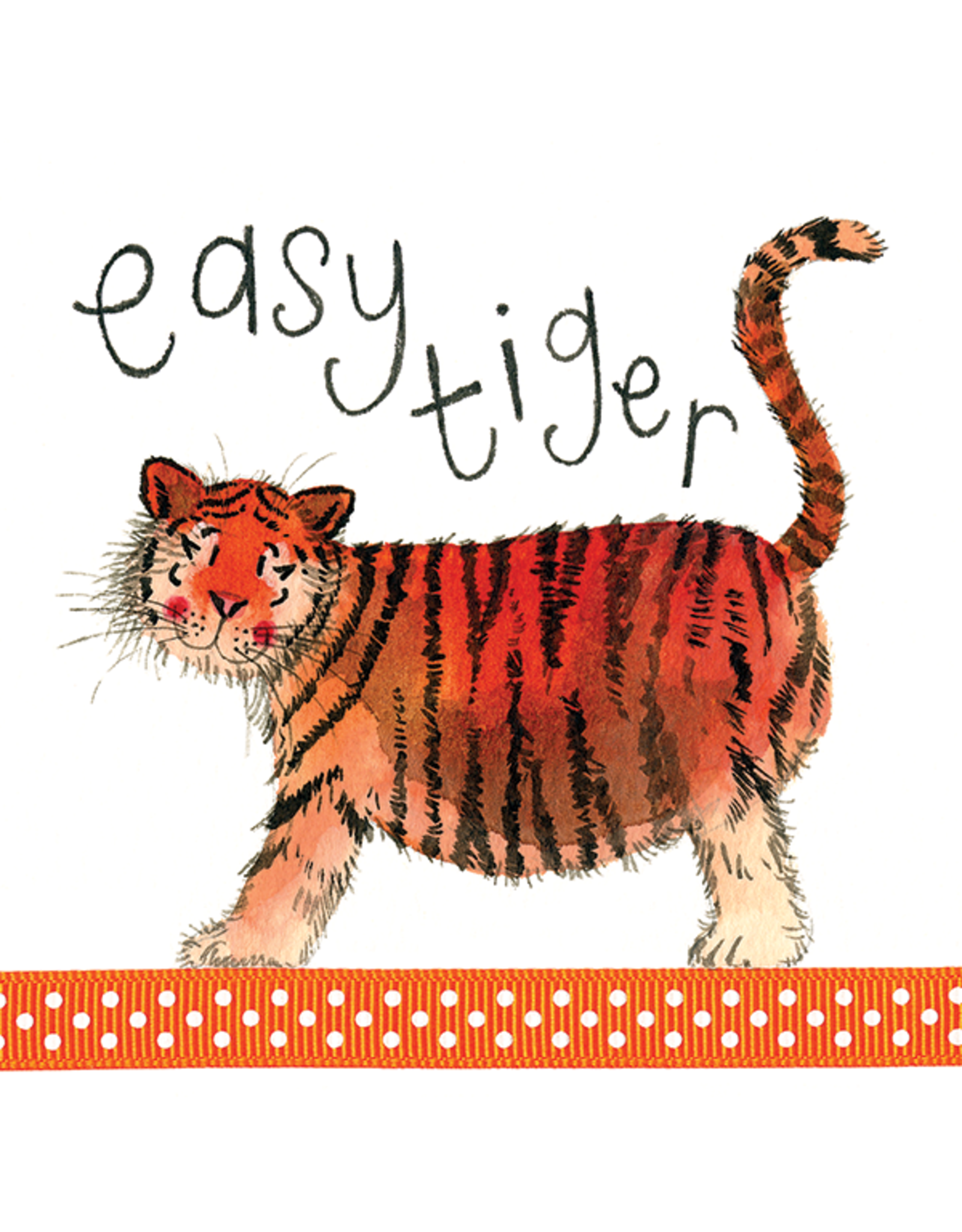 Alex Clark Art Easy Tiger Card
