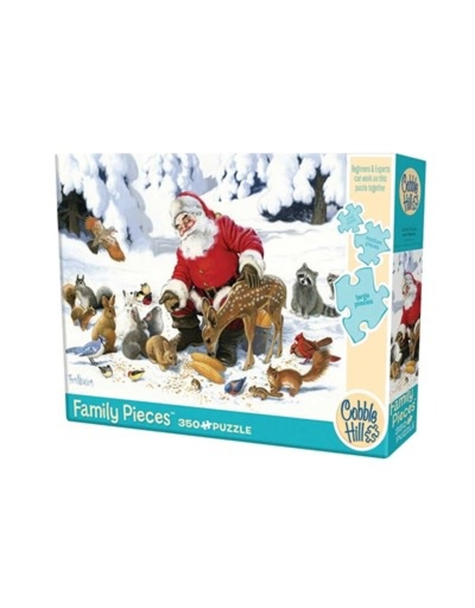 Cobble Hill Santa Claus and Friends 350 pc Family Puzzle