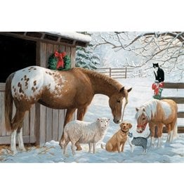 Cobble Hill Barnyard Greetings Tray Puzzle