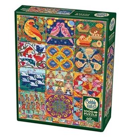 Cobble Hill Twelve Days of Christmas Quilt 1000 pc