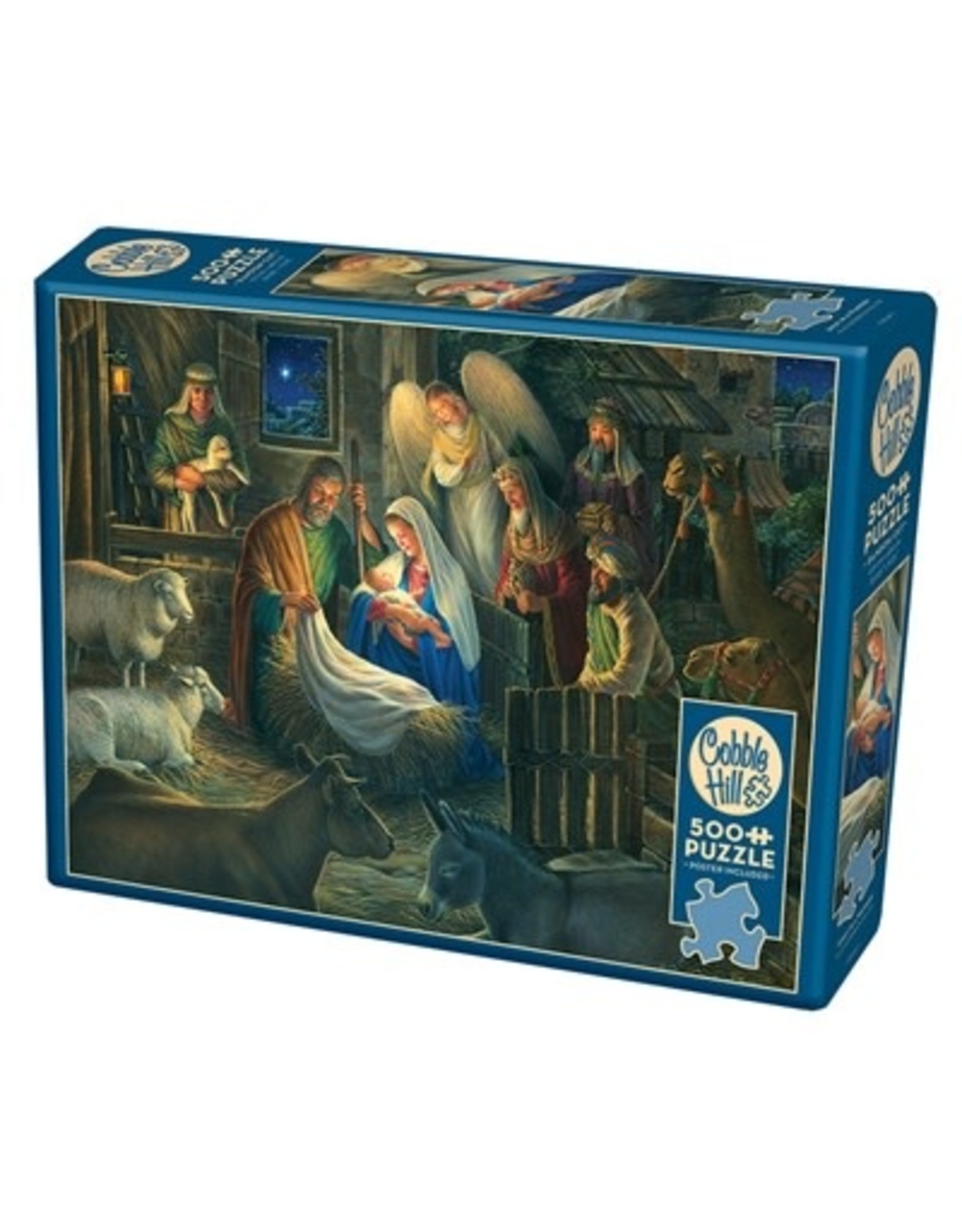 Cobble Hill Away in a Manger 500 pc