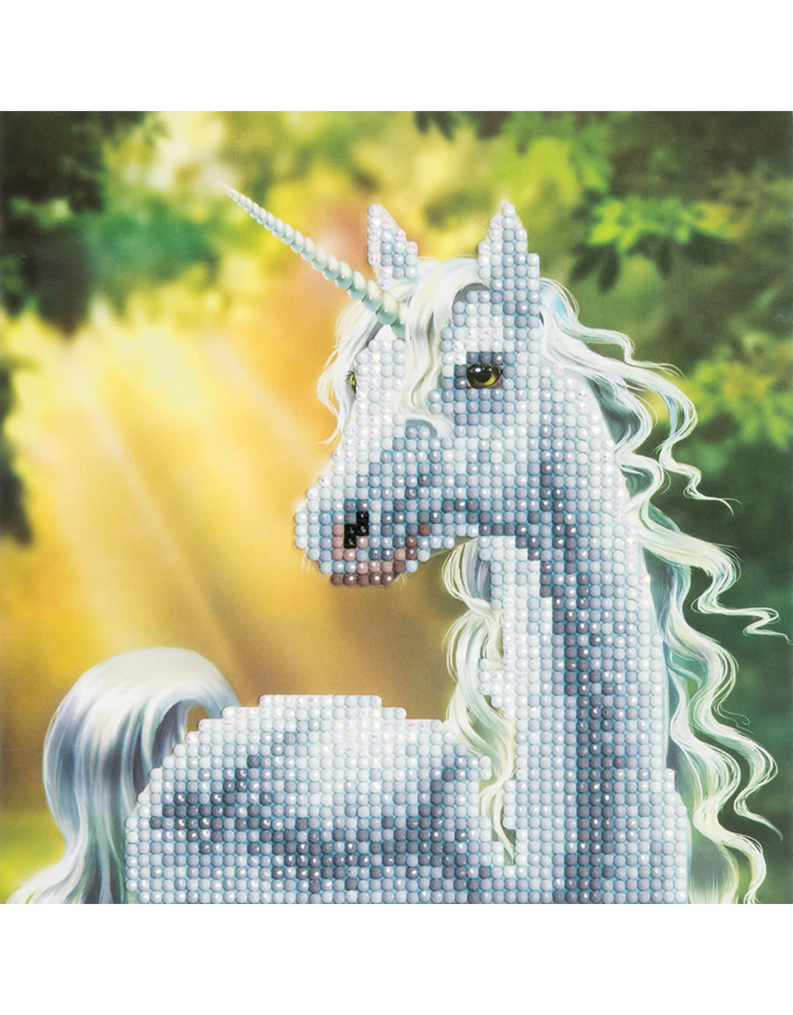 D.I.Y Crystal Art Kit Crystal Art Card Kit - Sunshine Unicorn