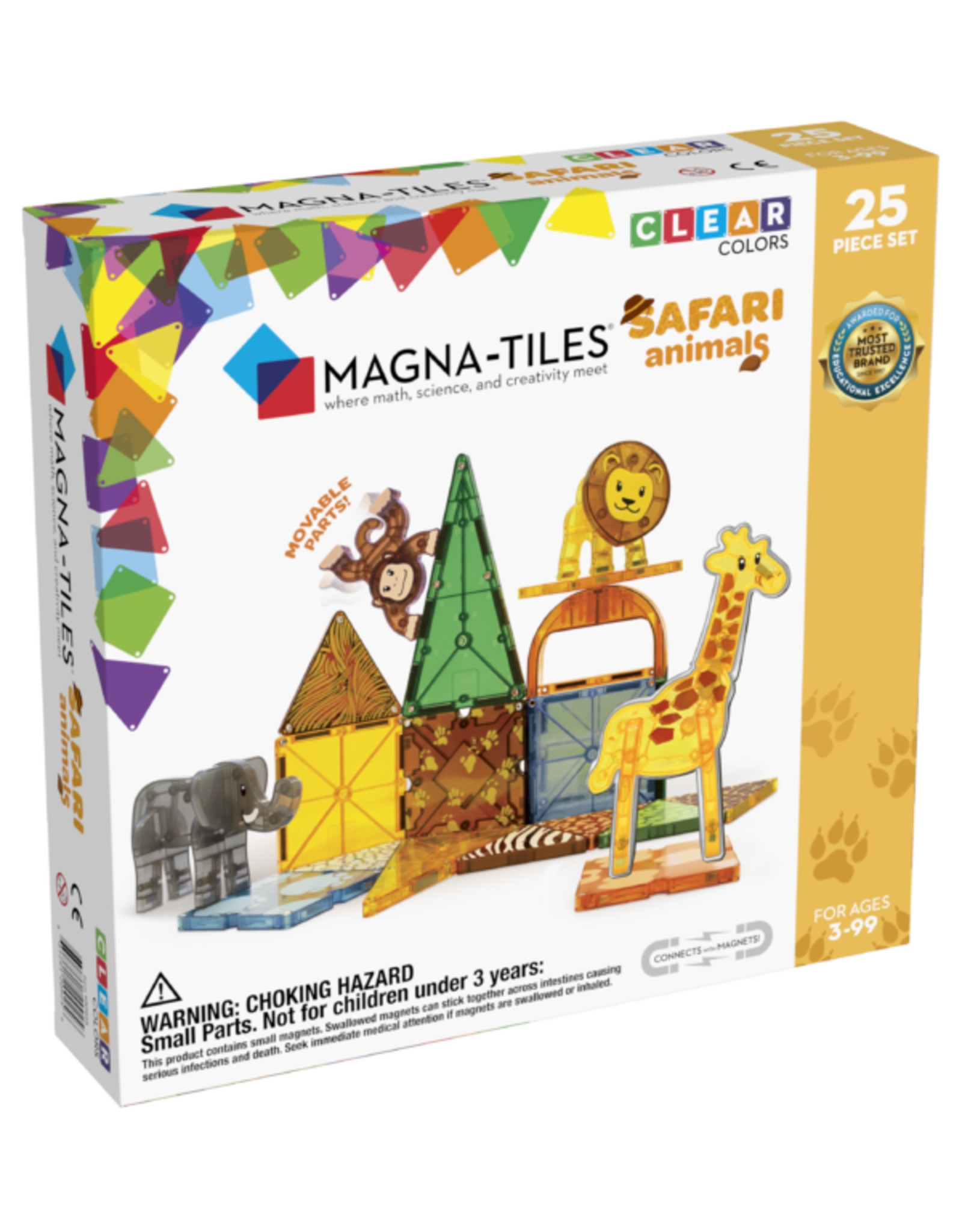 Magna-Tiles Magna-Tiles Safari Animals 25pc