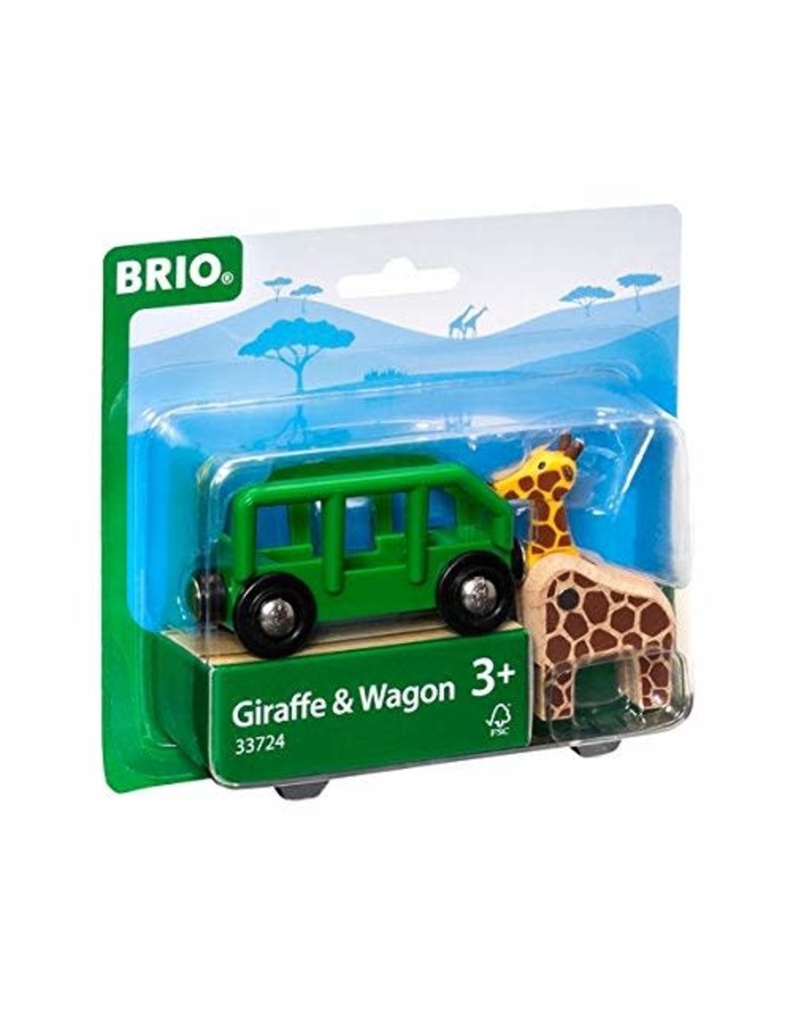 Brio BRIO Giraffe and Wagon