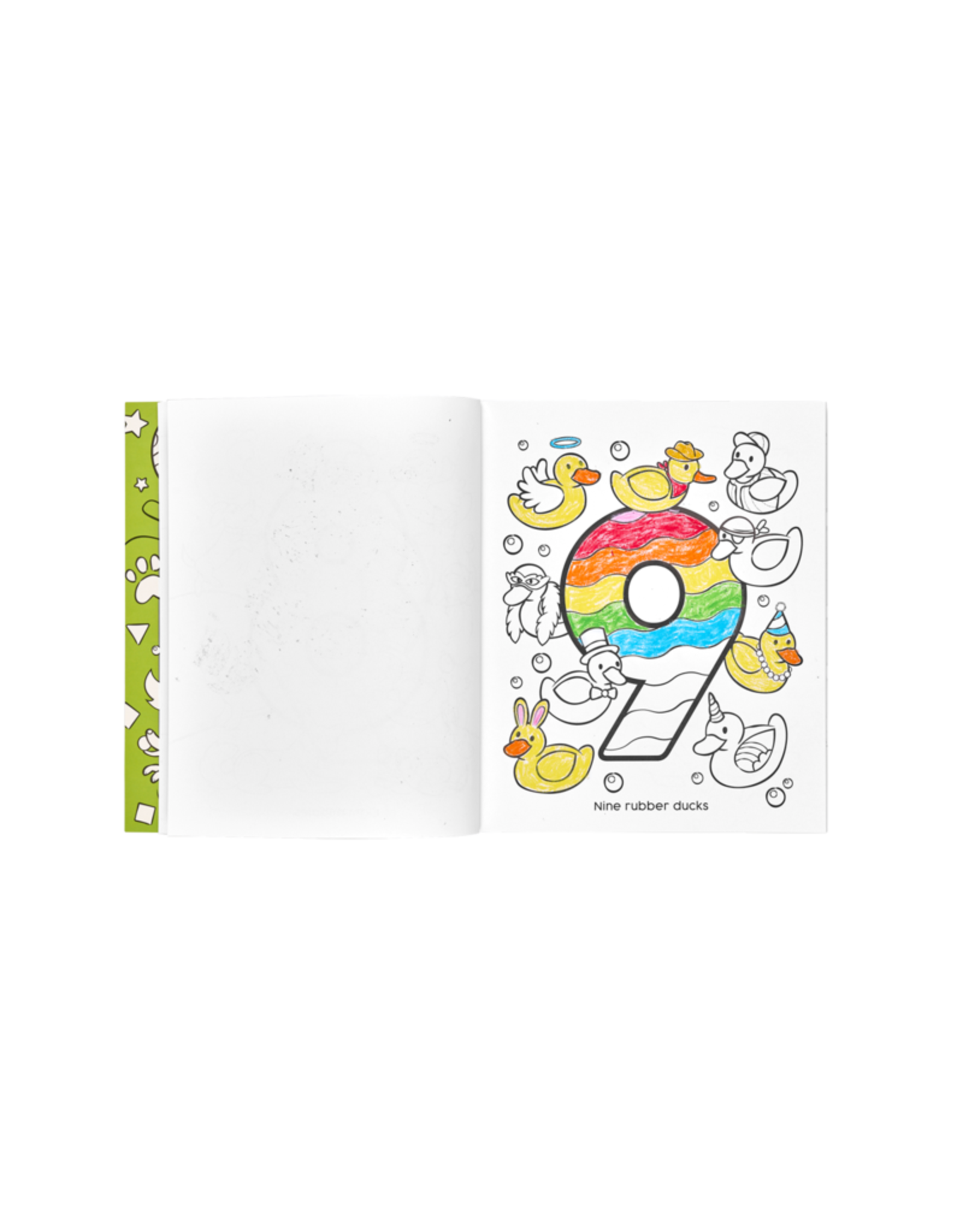 Ooly 123: Shapes + Numbers Toddler Coloring Book