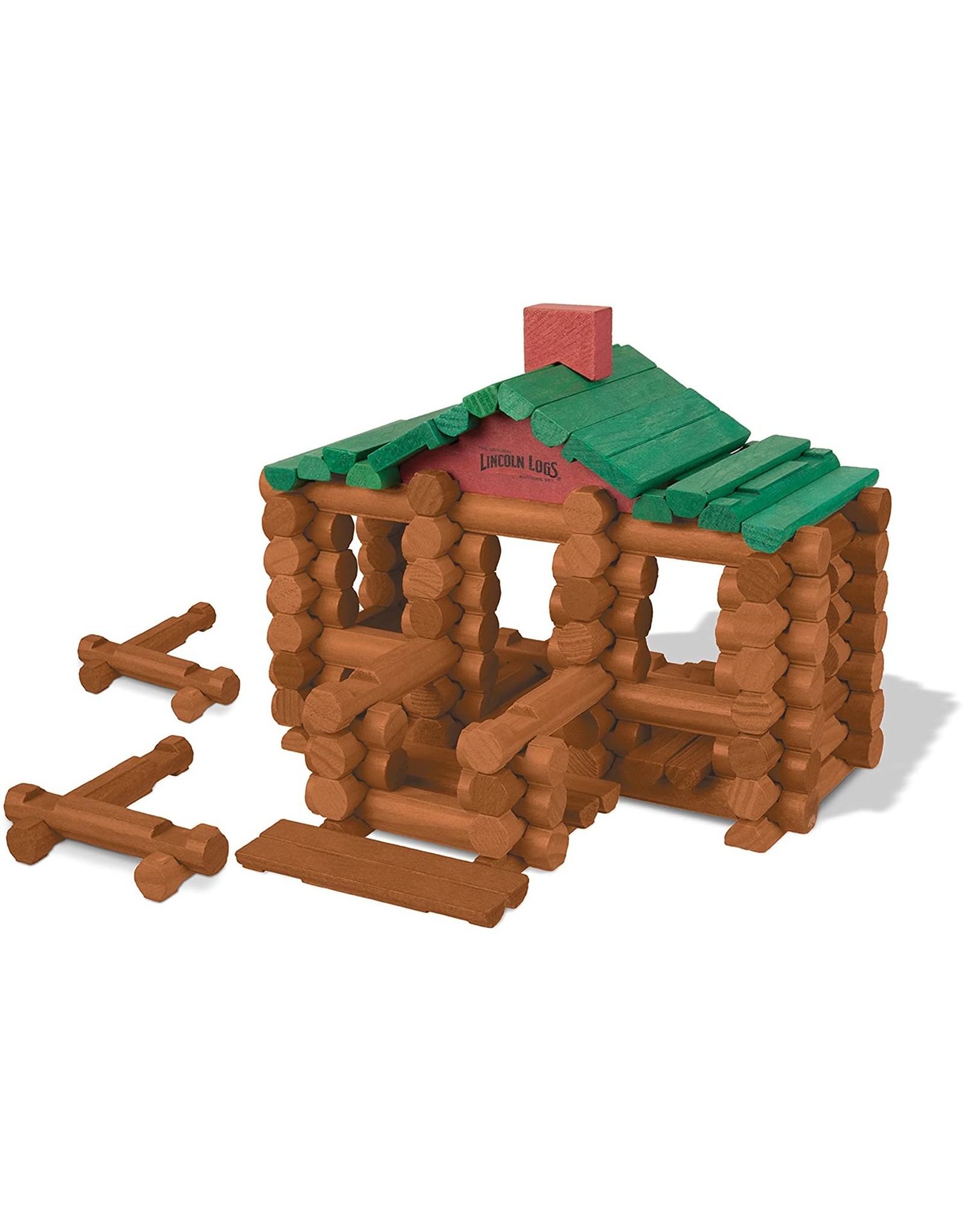 Hasbro Lincoln Logs 111pc 100th Anniversary Tin