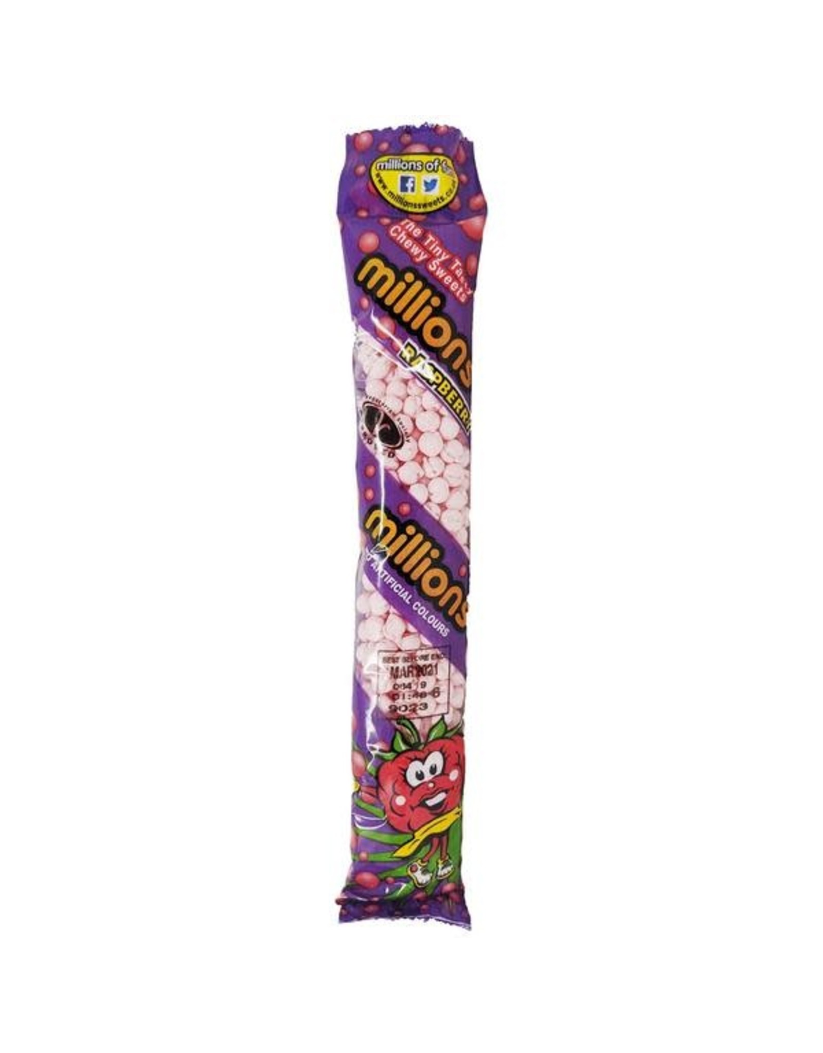 Millions Raspberry Tube (British) CLEARANCE