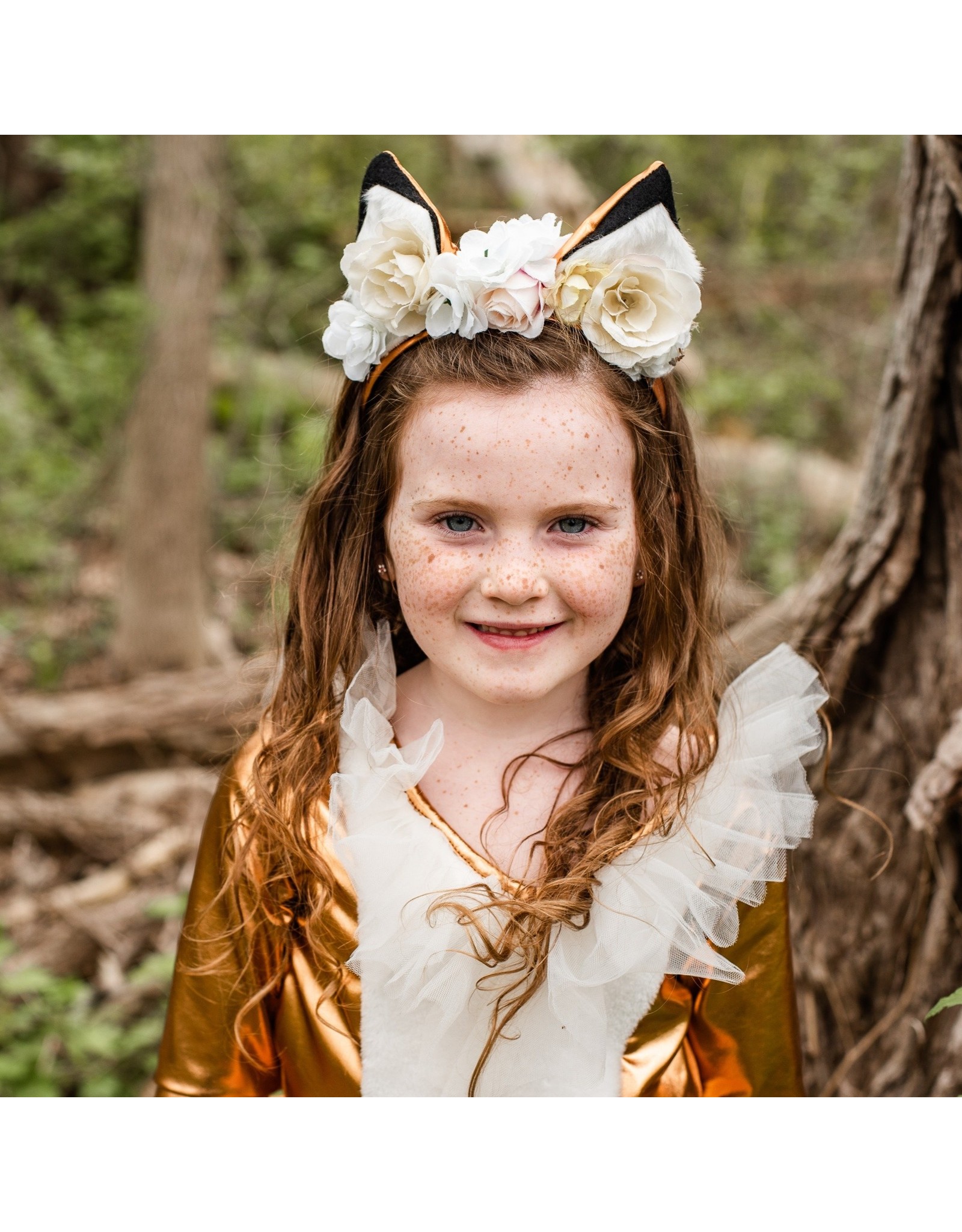 Great Pretenders Woodland Fox Dress with Headband, Size 7/8