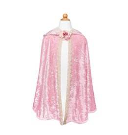 Great Pretenders Deluxe Pink Rose Princess Cape, Size 3/4