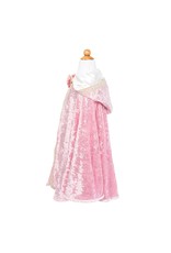 Great Pretenders Deluxe Pink Rose Princess Cape, Size 5/6